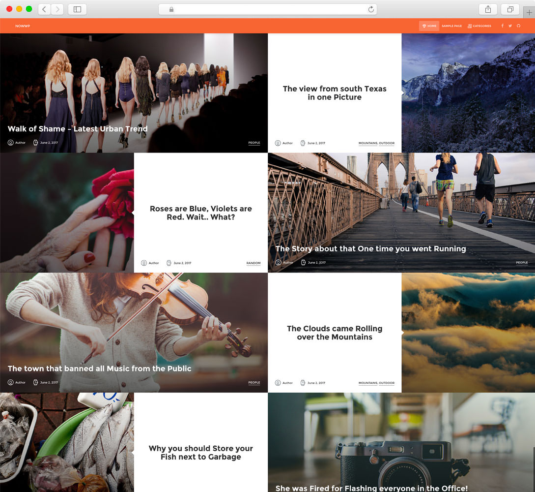 NowWP - WordPress Theme